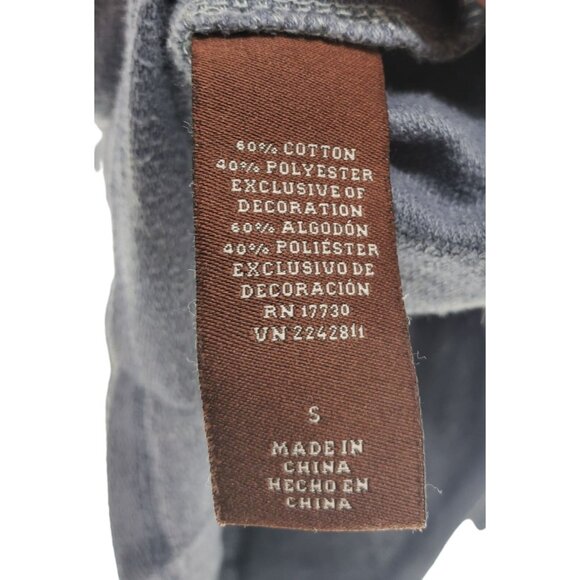 Knox Rose S Sweater Shirt Crochet Boho Cold Shoulder Top Long Sleeve Ombre - Picture 7 of 10